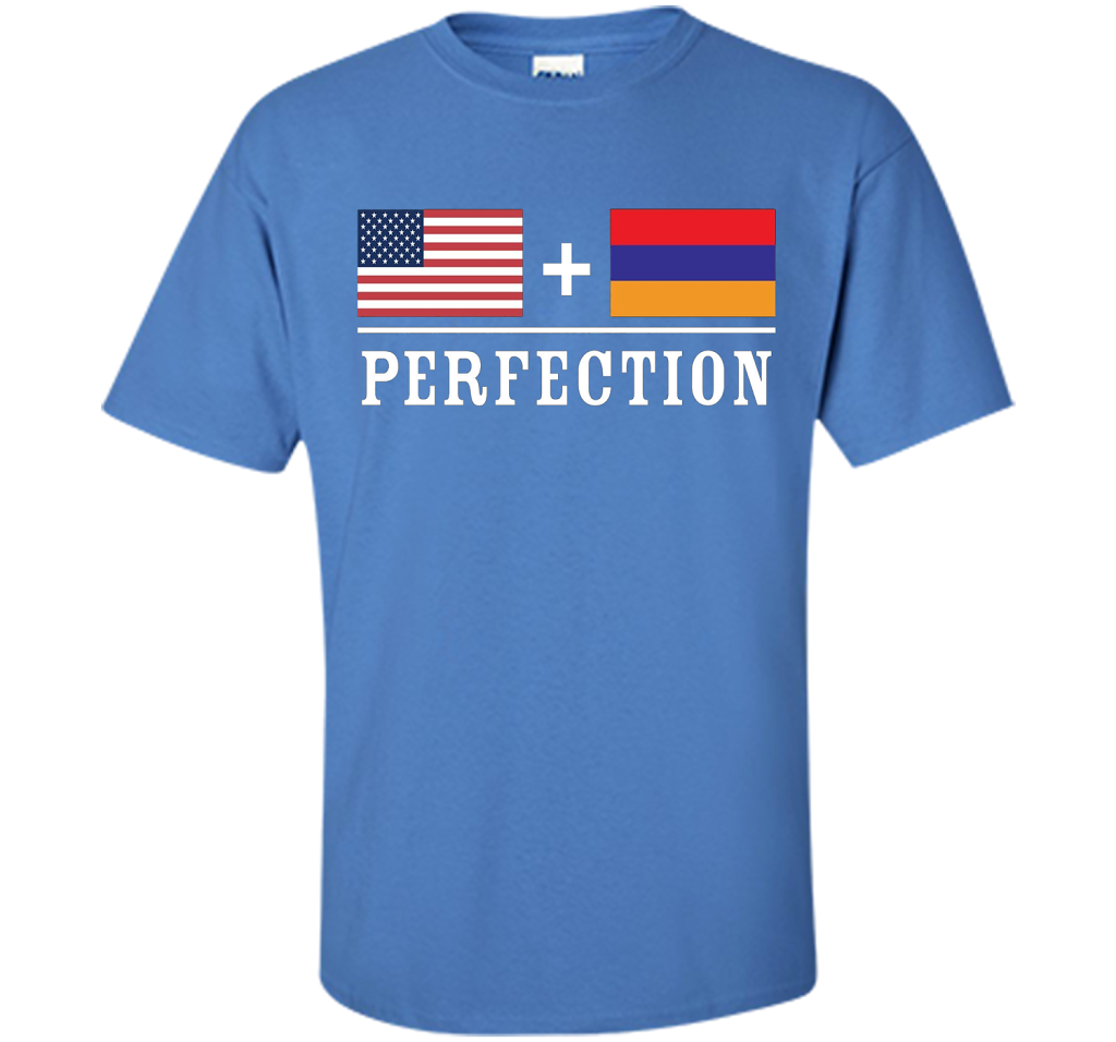 American + Armenian = Perfection Flag T-Shirt t-shirt Iris