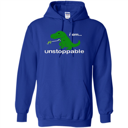 Rex Dinosaur T-shirt I Am Unstoppable Royal