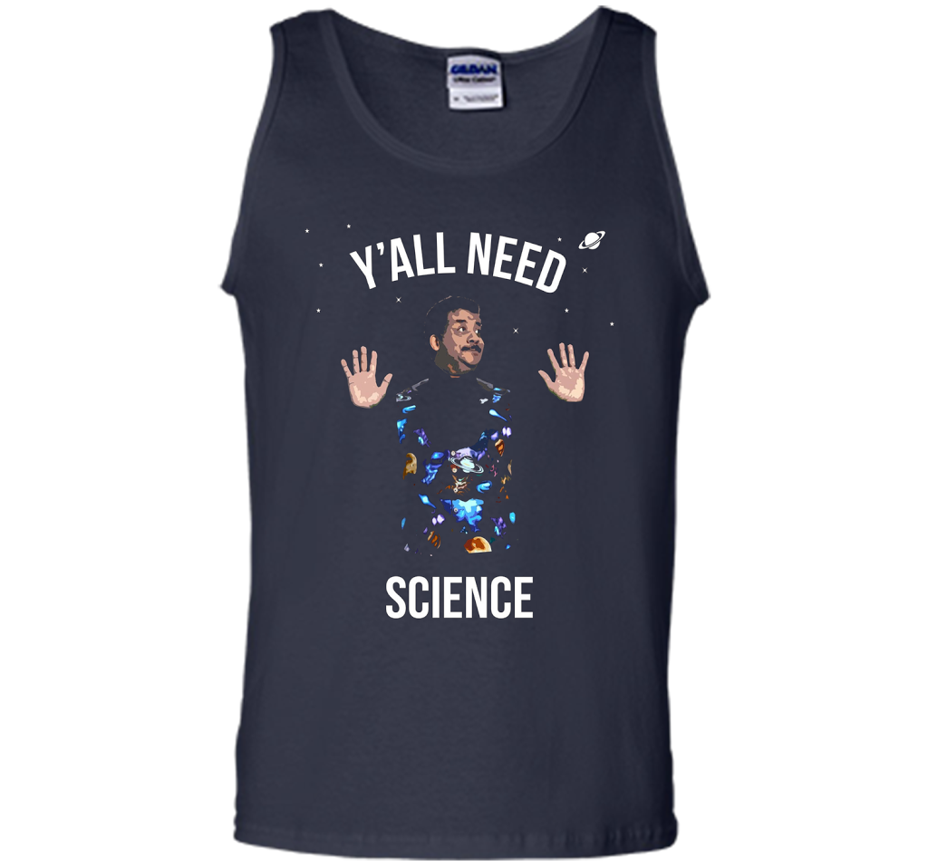 Scientist T-shirt Y'all Need Science T-shirt Navy