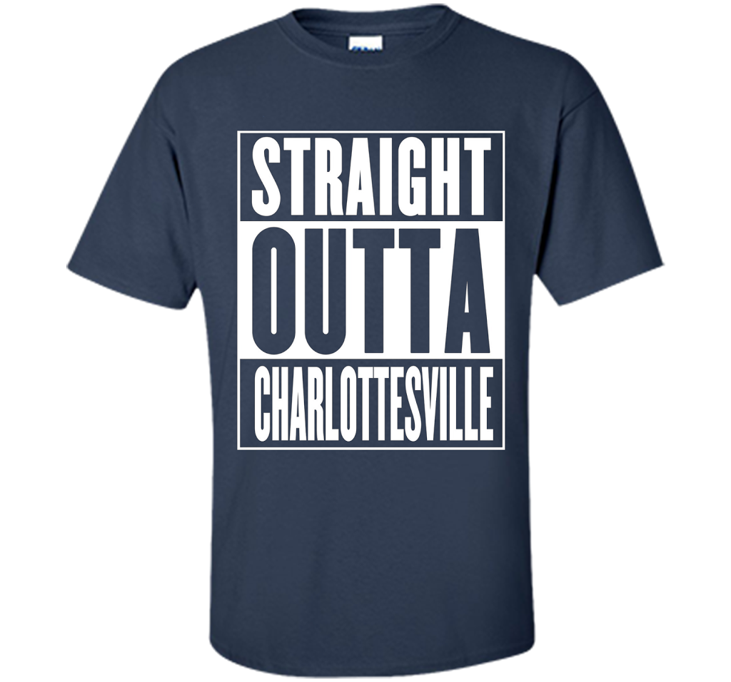 Straight Outta Charlottesville Shirt t-shirt Navy