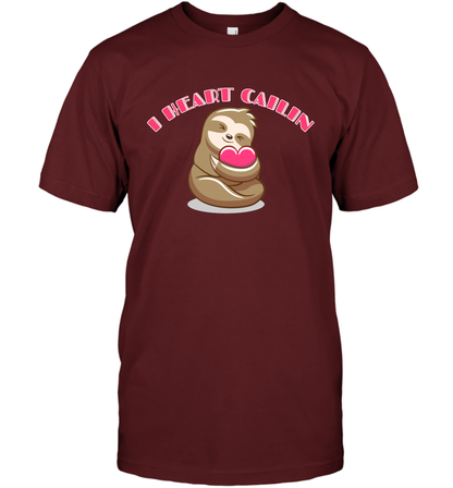 I Heart Cailin Sloth Shirt T-Shirt T-Shirt Cardinal