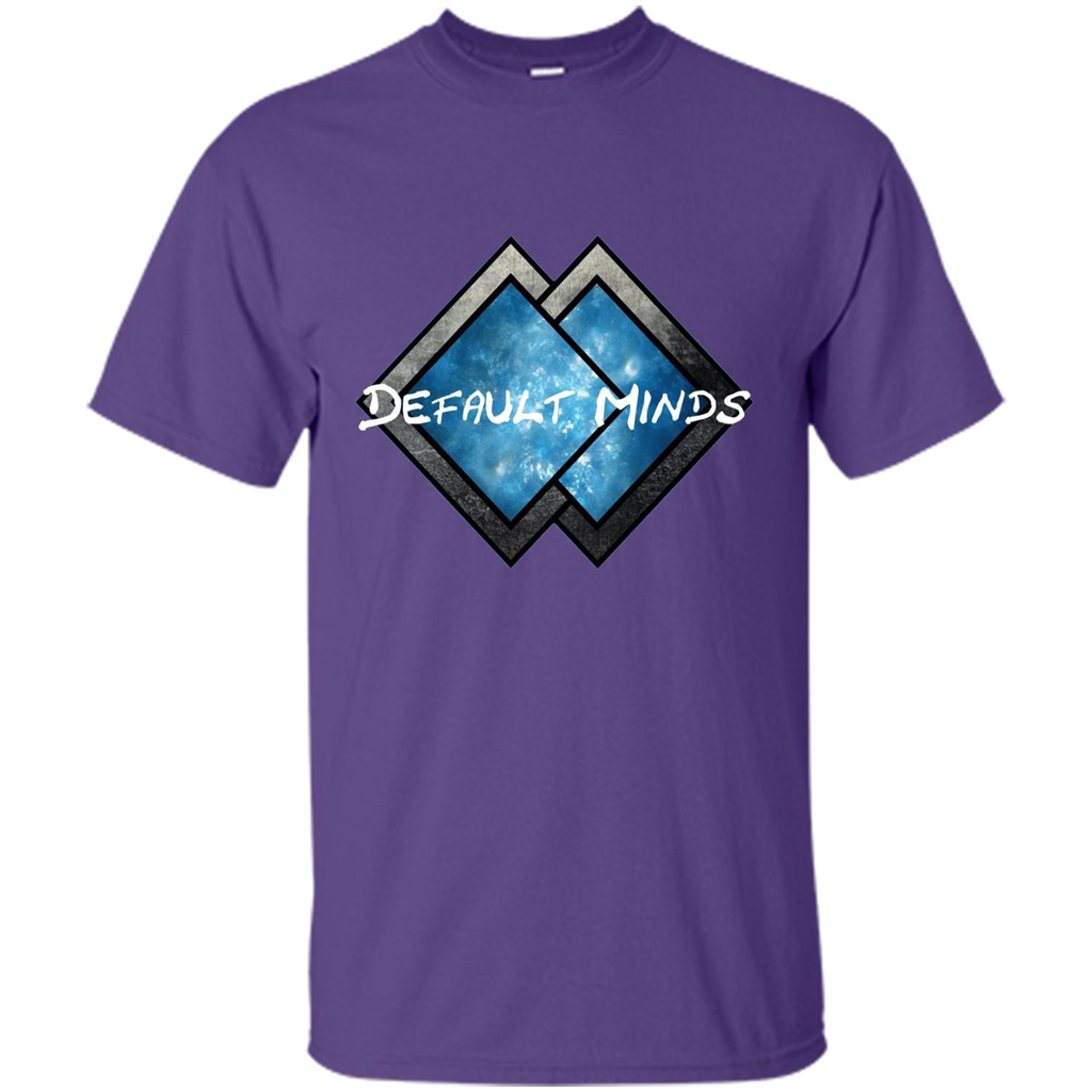 Music T-shirt Default Minds T-shirt Purple