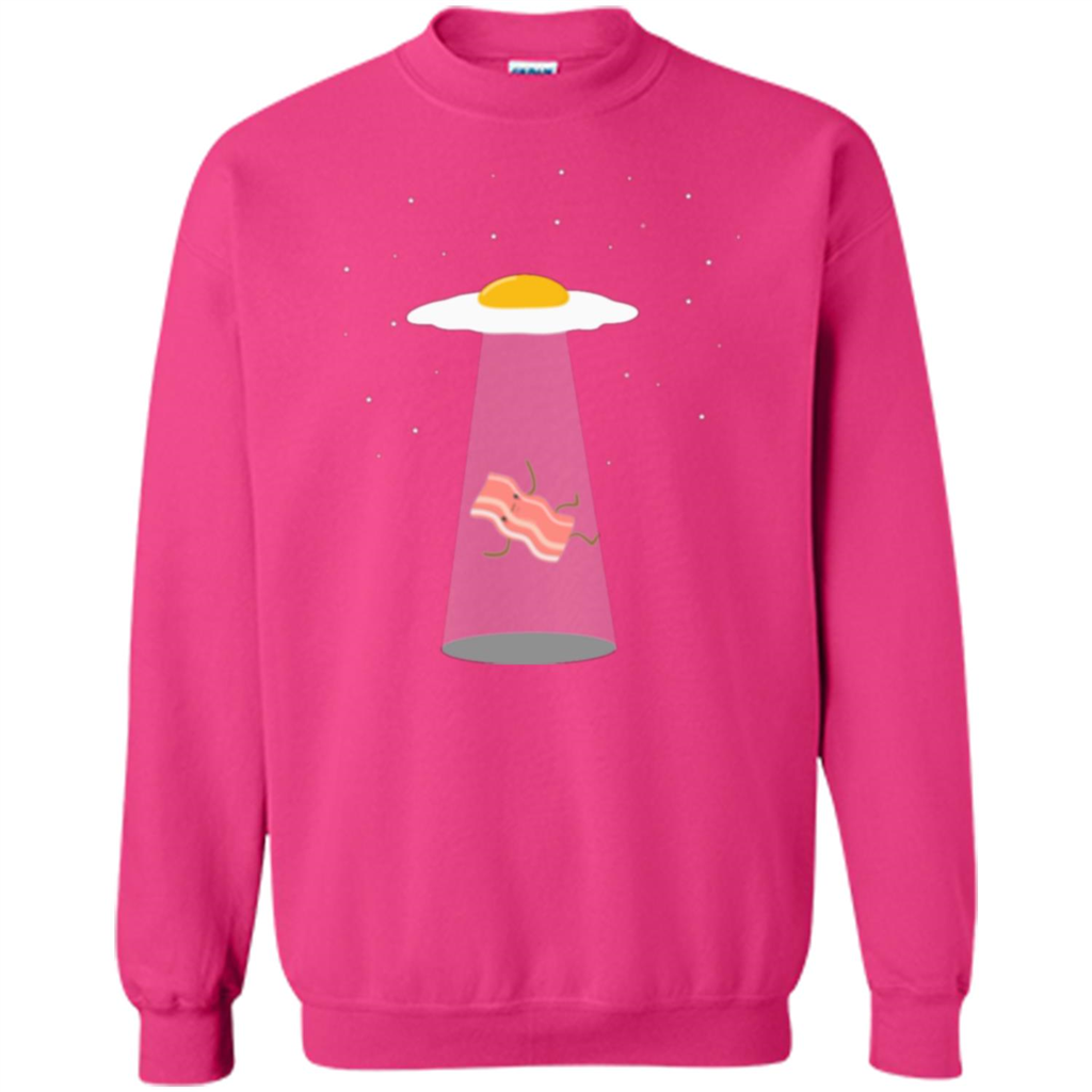 Cute Funny Bacon And Eggs UFO Heliconia