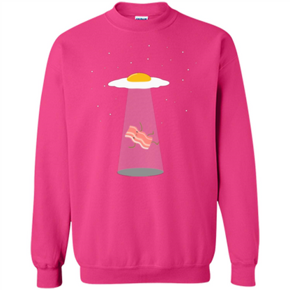 Cute Funny Bacon And Eggs UFO Heliconia