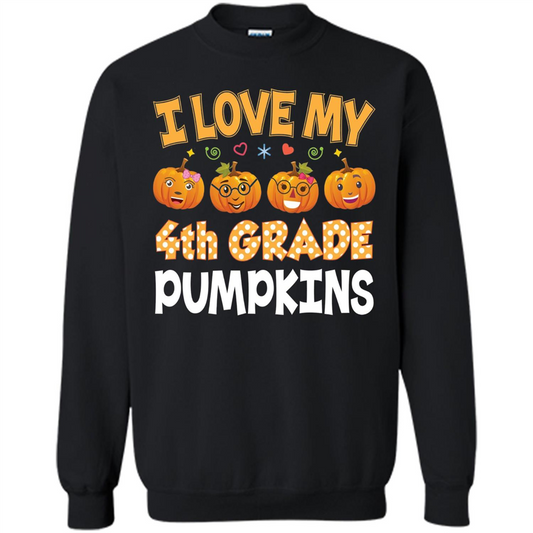 I Love my 4th Graders Pumpkins T-Shirt Fourth Grade Teacher Black