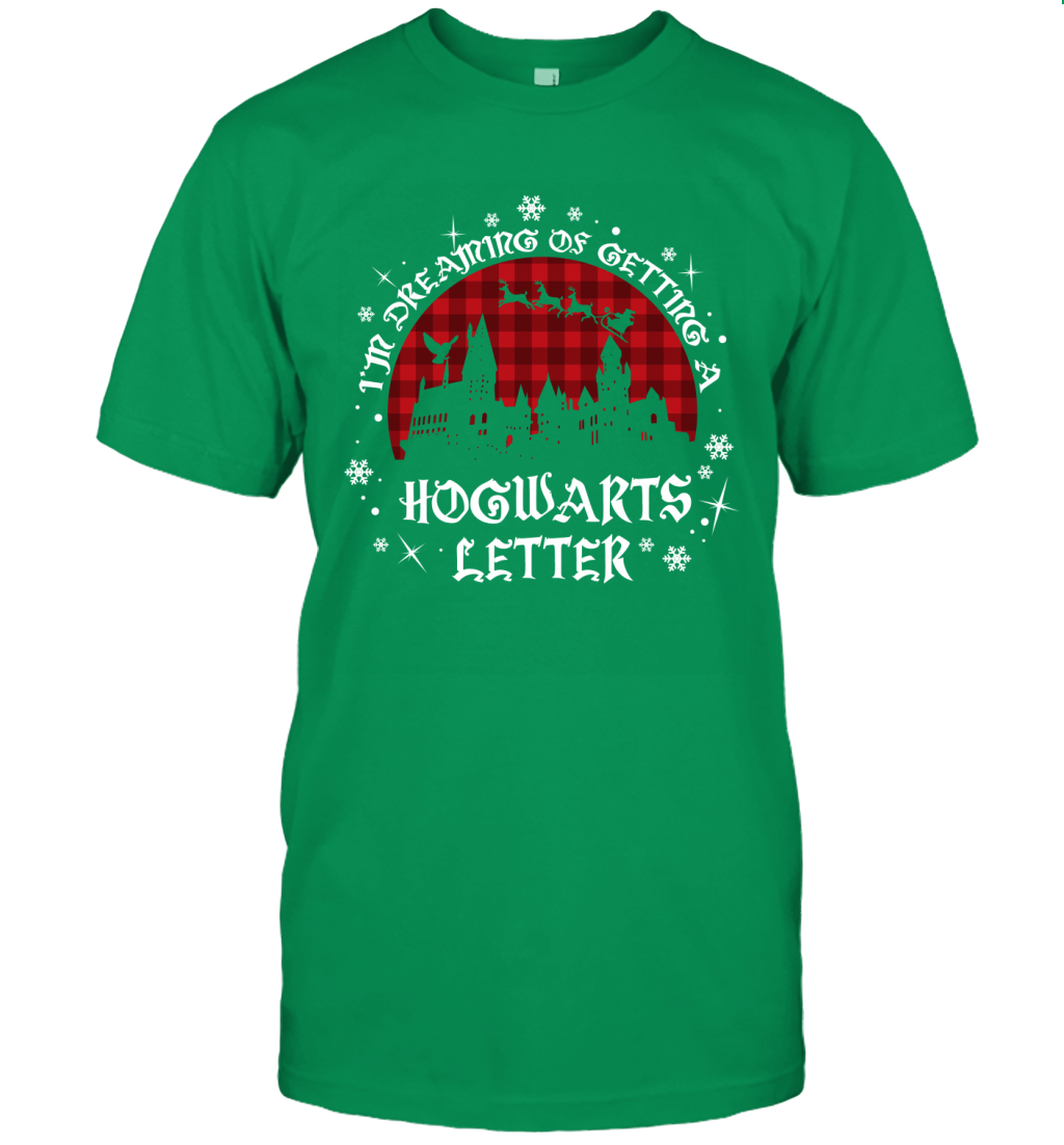I'm Dreaming Of Getting A Hogwarts Letter Harry Potter T-Shirt T-Shirt Irish Green