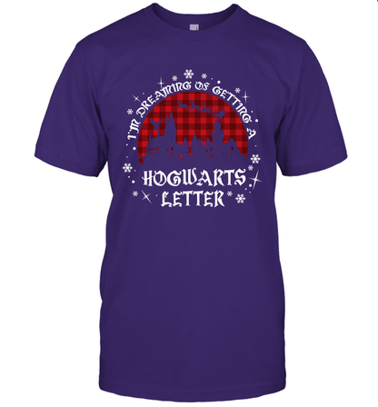 I'm Dreaming Of Getting A Hogwarts Letter Harry Potter T-Shirt T-Shirt Purple