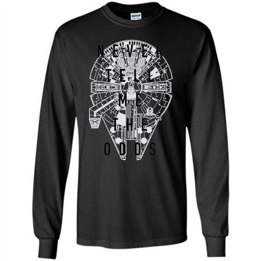 Movie T-shirt Never Tell Me The Odds T-shirt Black