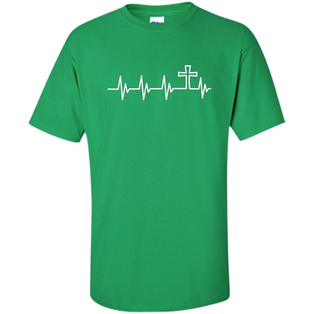 Christian T-shirt Heartbeat Irish Green