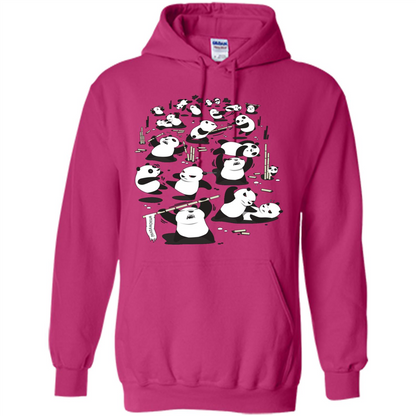 Cute Panda T-shirt Heliconia