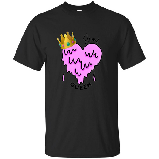 Slime Queen Heart T-Shirt Black