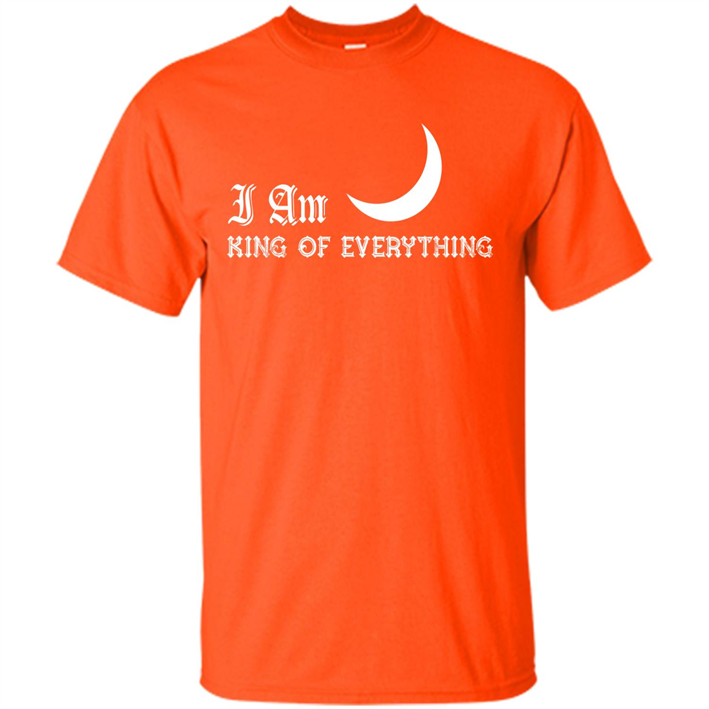 I Am King Of Everything T-shirt Orange