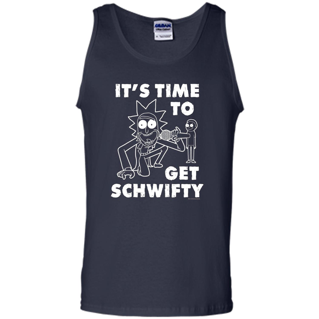 TV Series T-shirt It's Time To Get Schwifty T-shirt Navy