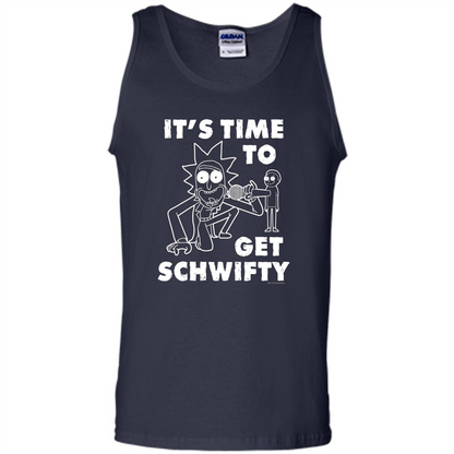 TV Series T-shirt It's Time To Get Schwifty T-shirt Navy