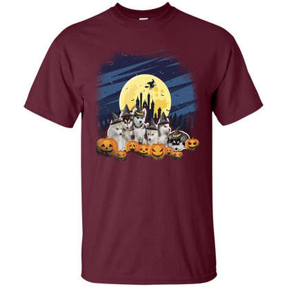 Halloween Alaska T-shirt Maroon
