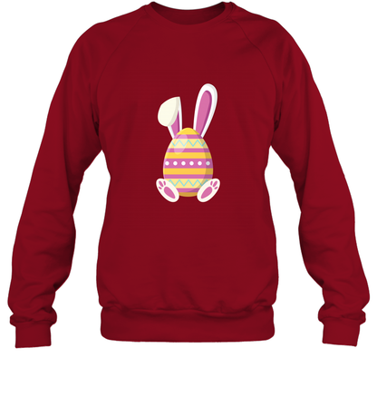 Easter Day Egg Rabbit Shirt Sweatshirt Cardinal Red