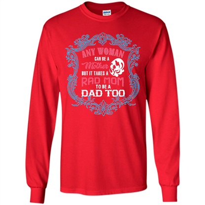 Mommy T-shirt Any Woman Can Be A Mother But T-shirt Red