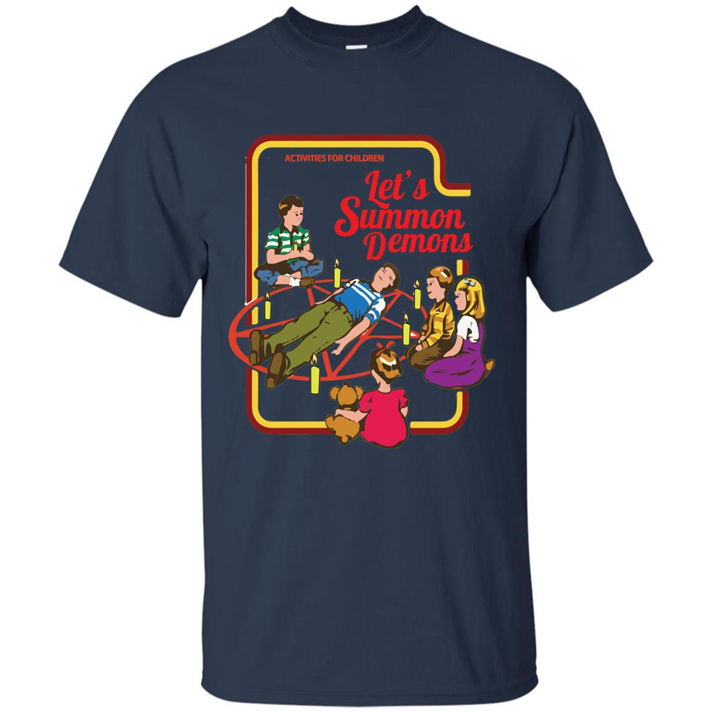 Let's Summon Demons T-Shirt Navy