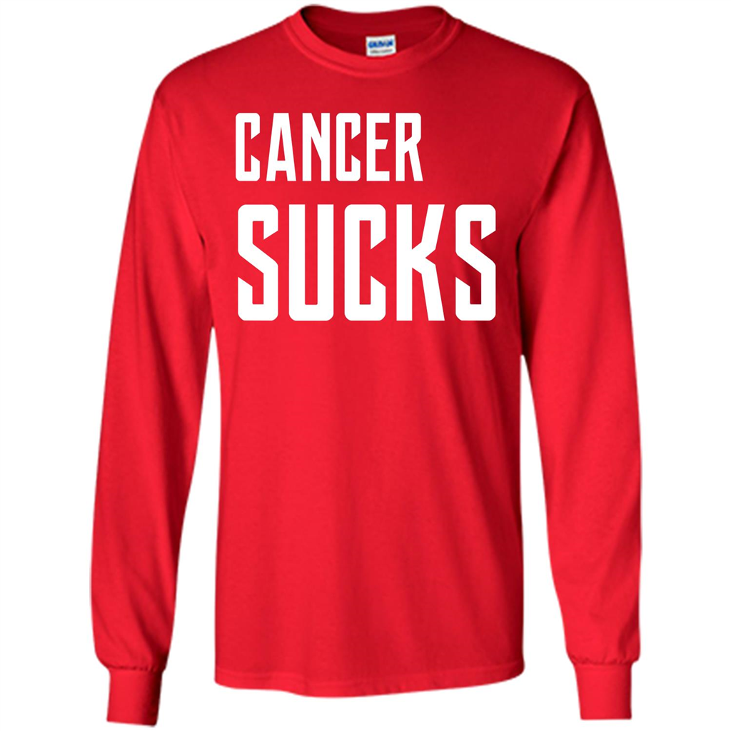 Cancer Sucks T-shirt Red