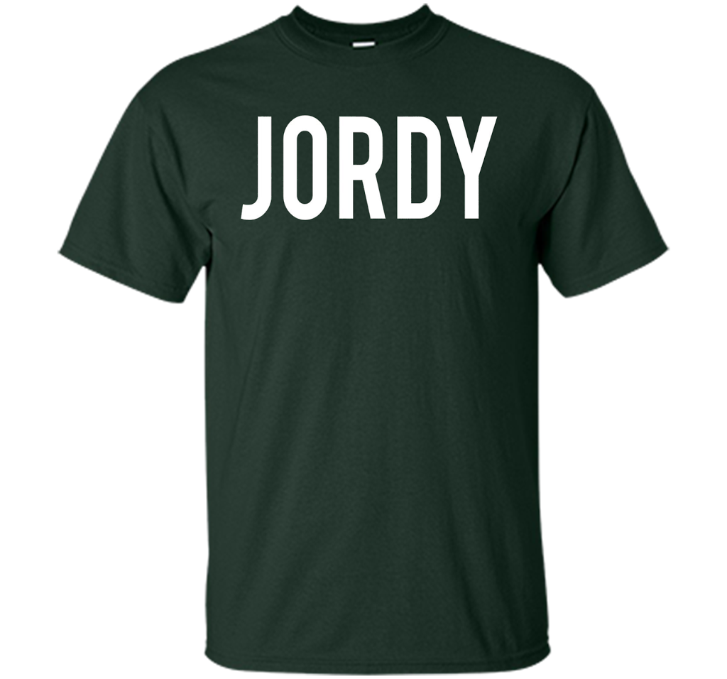 Jordy T Shirt - Cool new funny name fan cheap gift tee shirt Forest Green
