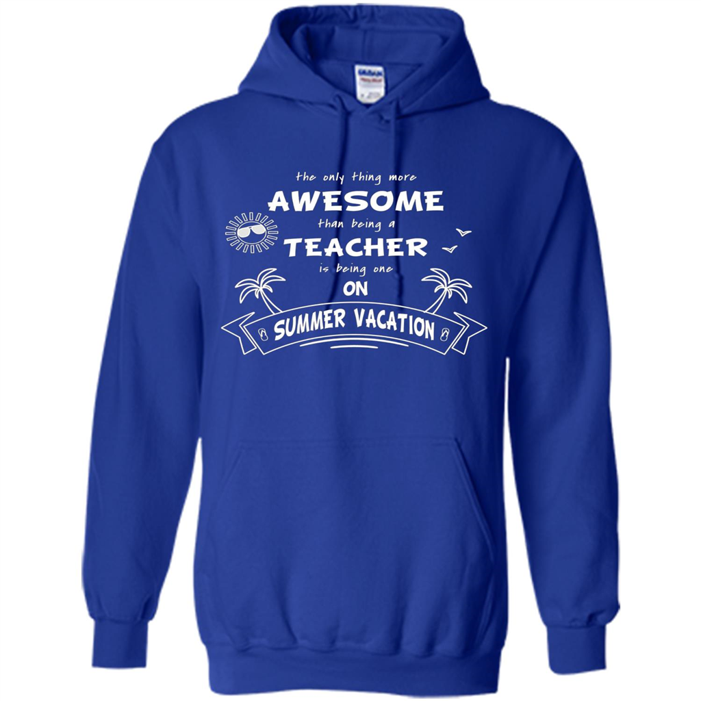 Teacher T-shirt Teacher On Summer Vacation Royal