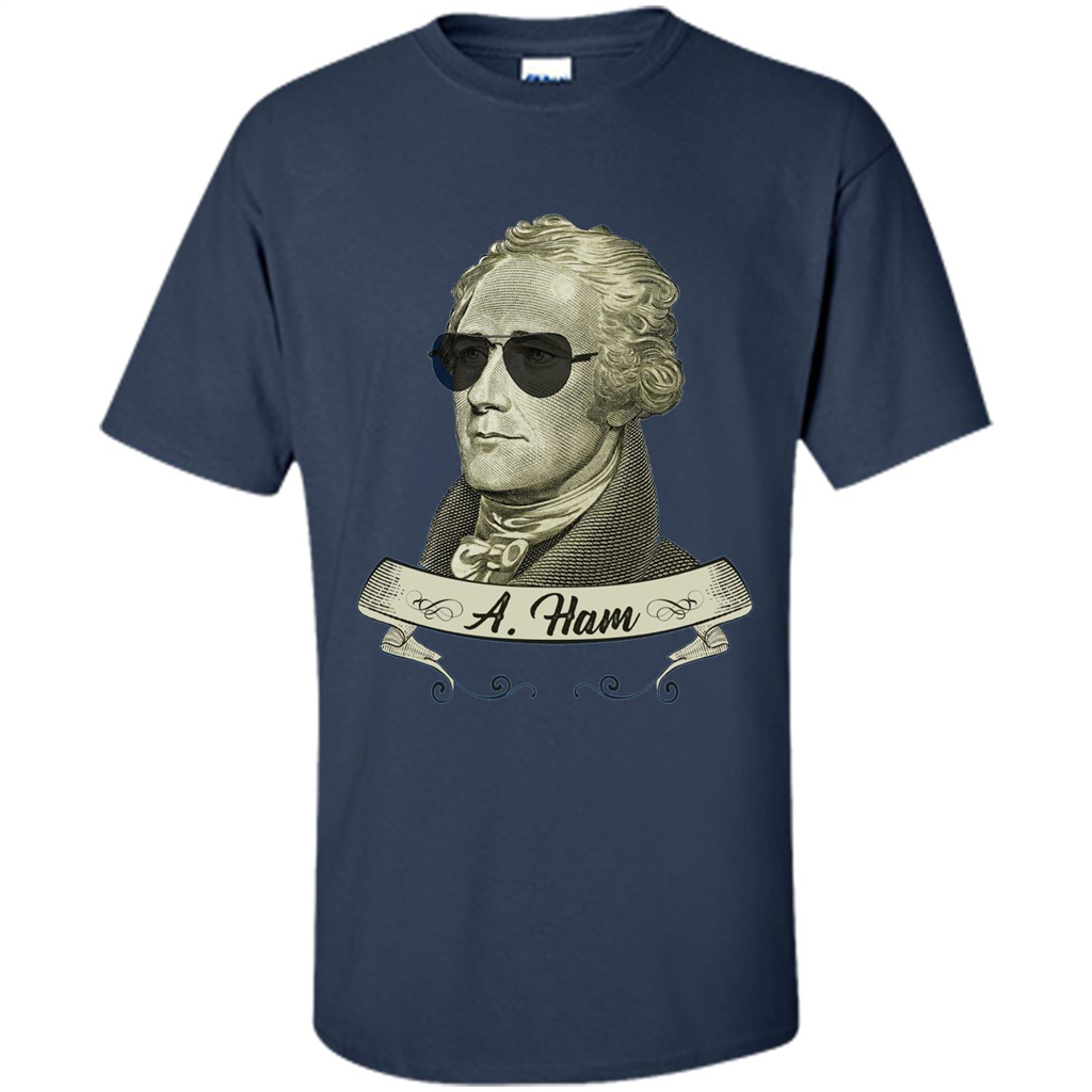 Cool Sunglasses T-shirt Funny Hamilton T-shirt Navy