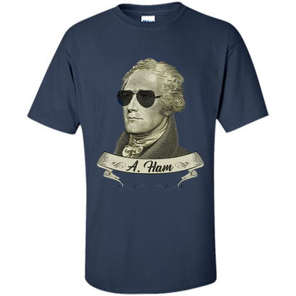 Cool Sunglasses T-shirt Funny Hamilton T-shirt Navy