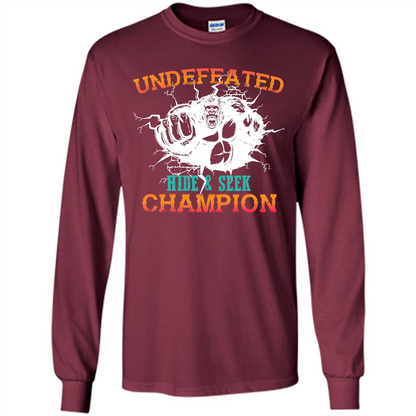 Undefeated Hide and Seek Champion T-shirt Maroon