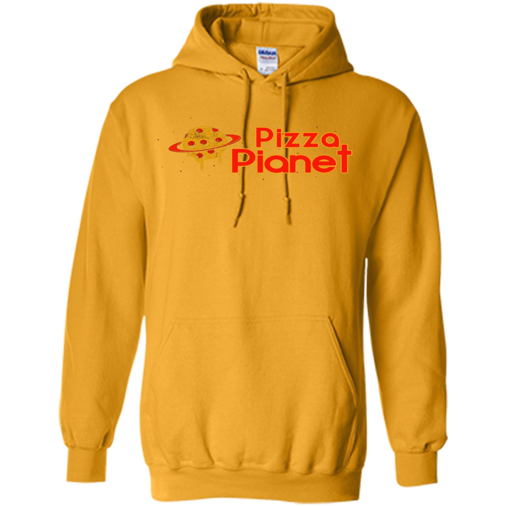Pizza Lover T-shirt Pizza Pianet Gold