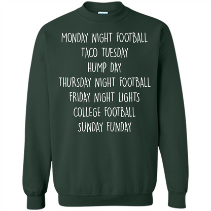 Football T-shirt Monday Night Football Taco Tuesday Forest Green