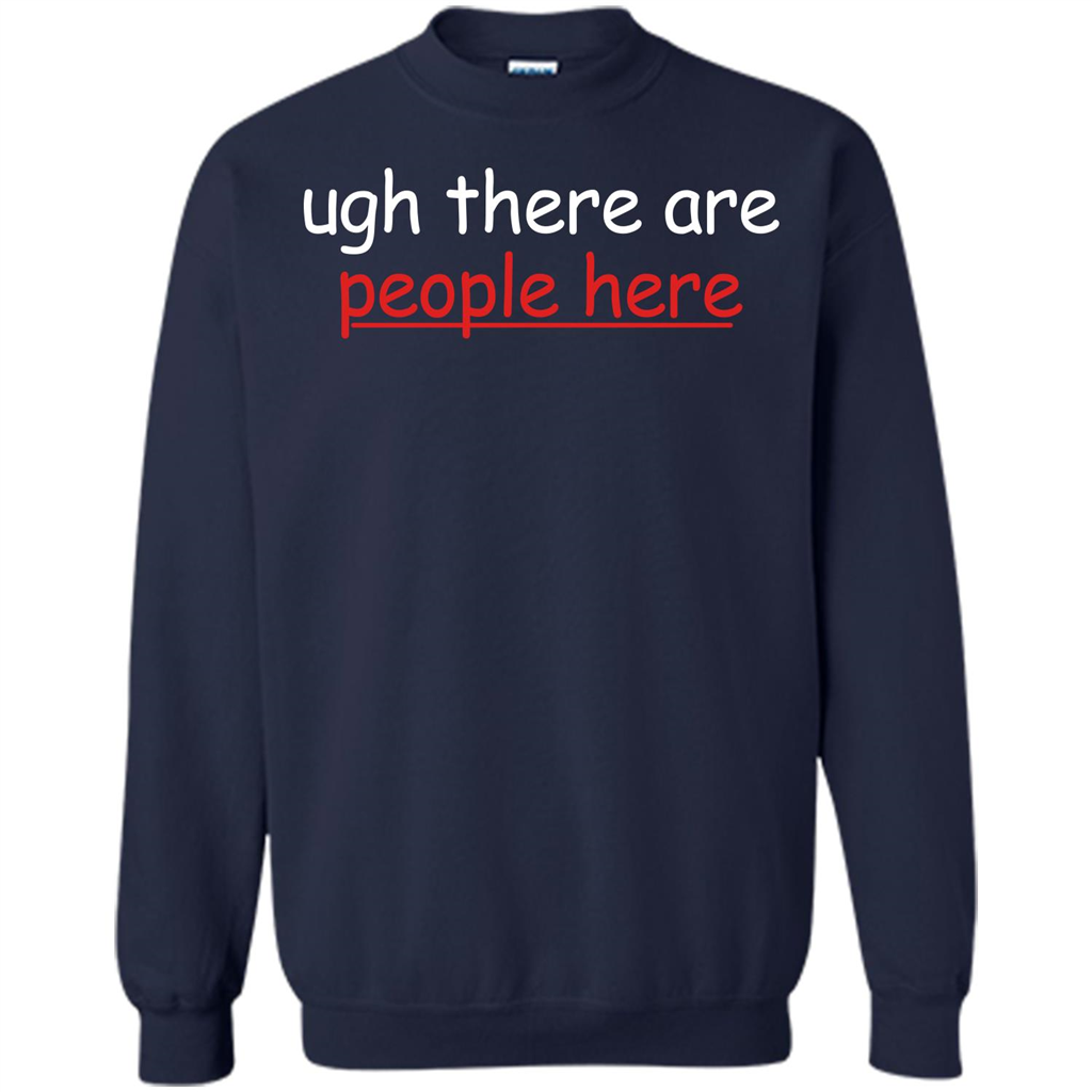 Ugh There Are People Here T-shirt Navy