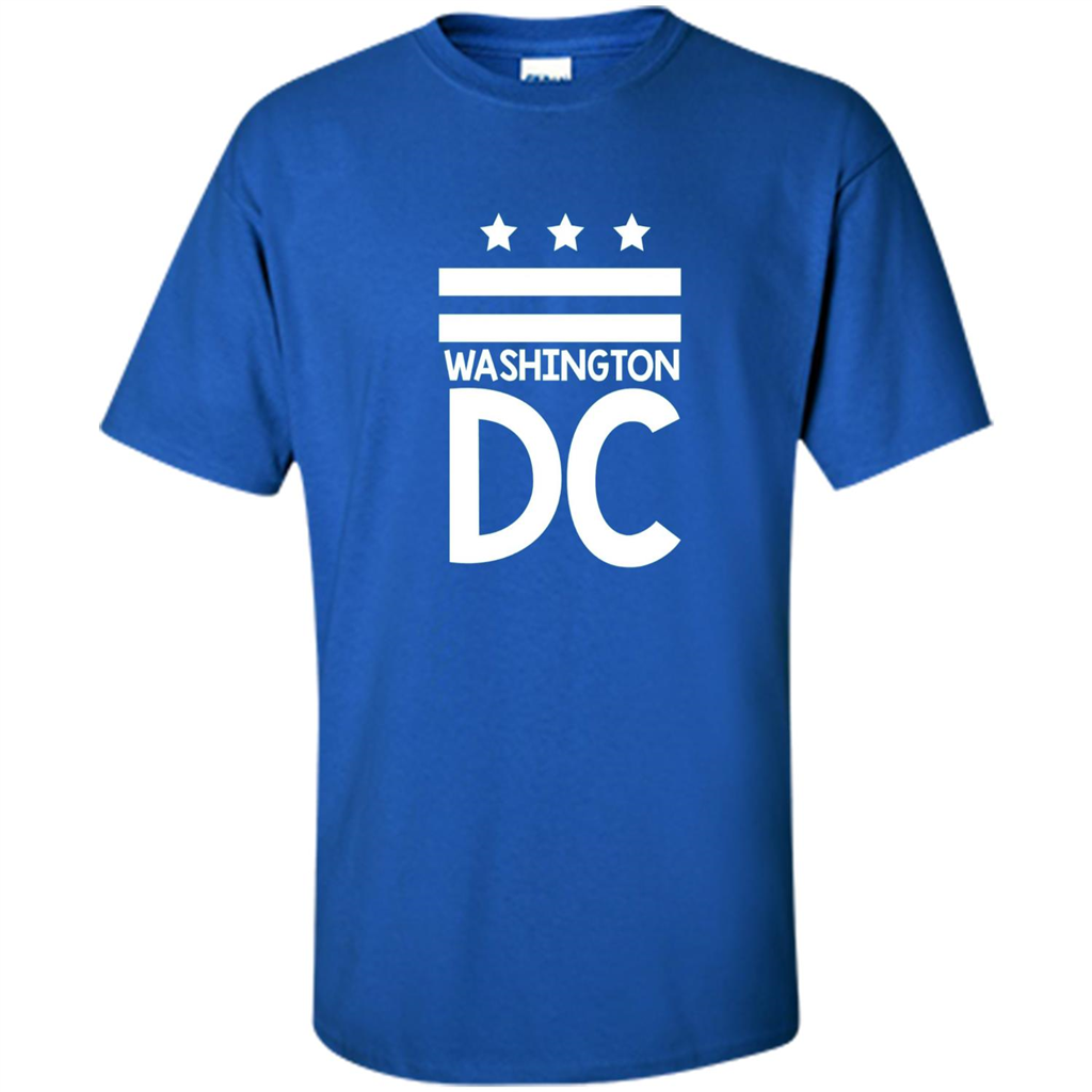 DC Flag T-shirt - Washington DC T-Shirt Royal