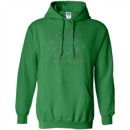 Succulent Swirl T-shirt Irish Green