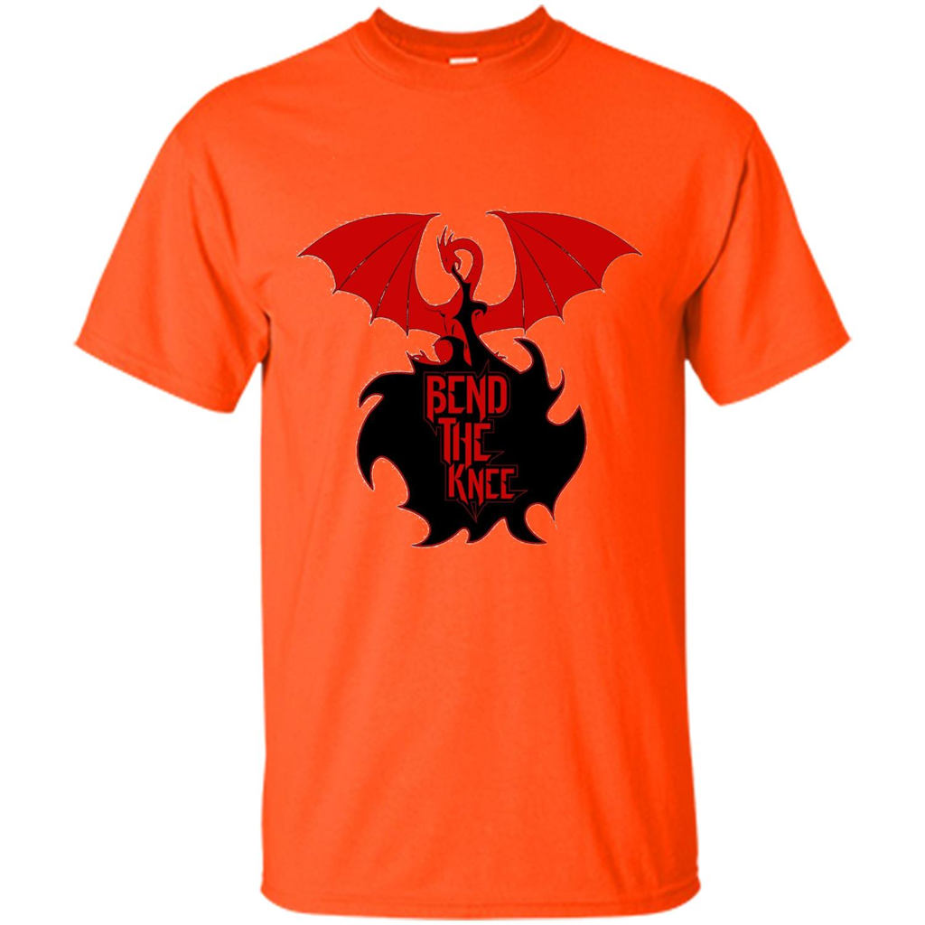 Movies T-shirt Bend The Knee T-shirt Orange