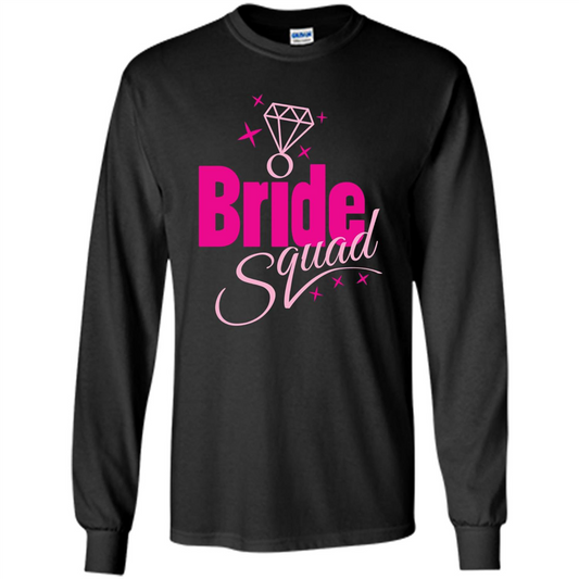 Bride Squad Bachelorette Party T-shirt Black