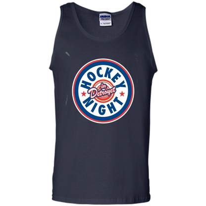Hockey Night In Detroyet T-shirt Navy