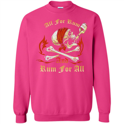 Rum T-shirt All for Rum And Rum For All T-shirt Heliconia