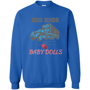 Trucker T-shirt Big Rigs And Baby Dolls