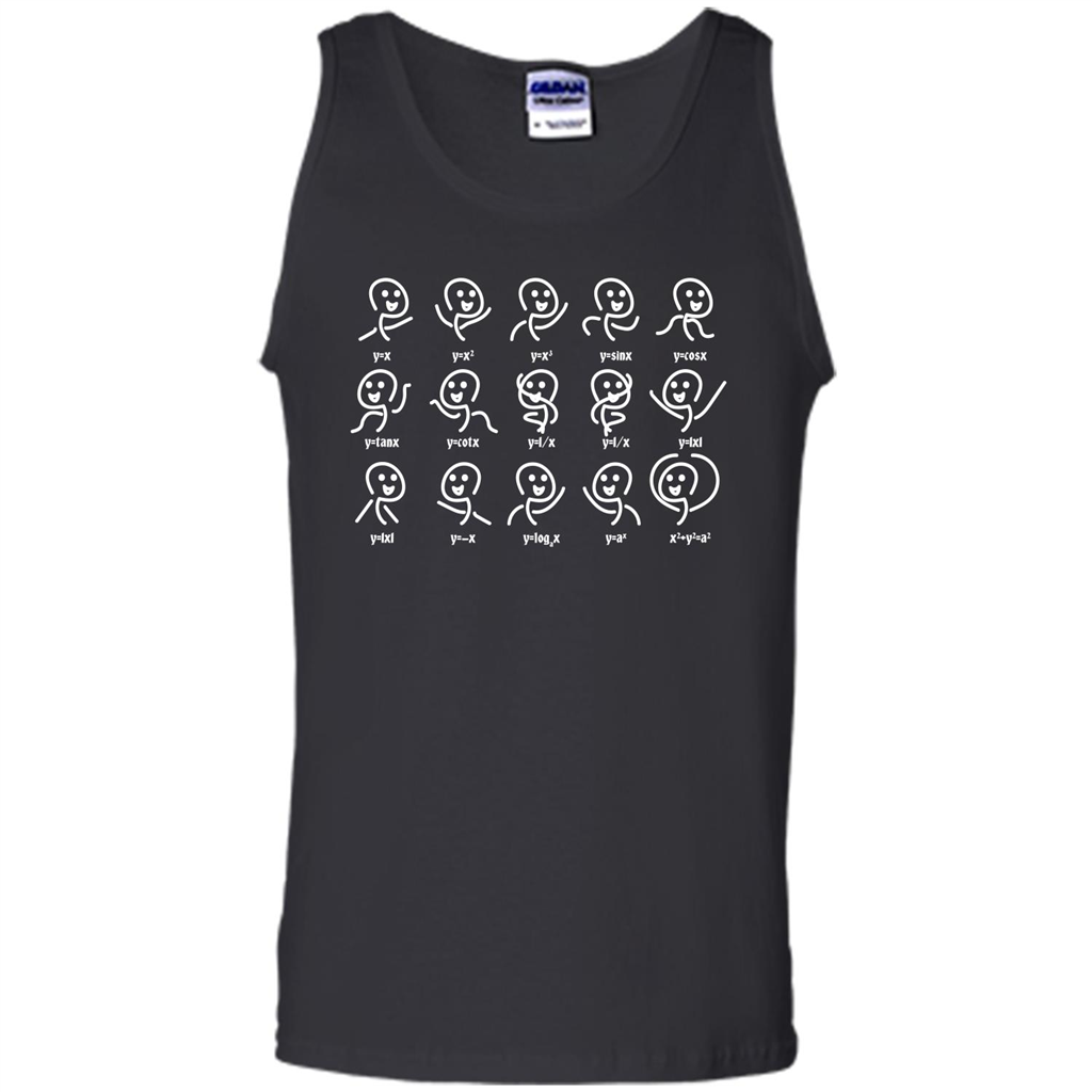 Math Lover T-shirt Algebra Dance Funny Graph Figures Math Equation Black