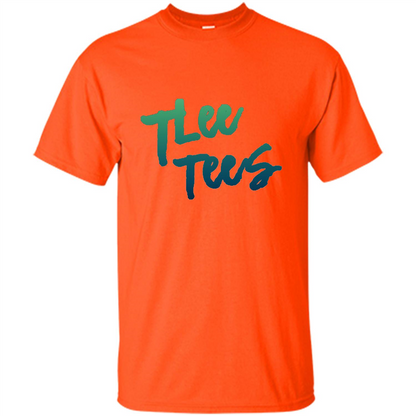 Exclusive Logo Tlee Tees Orange