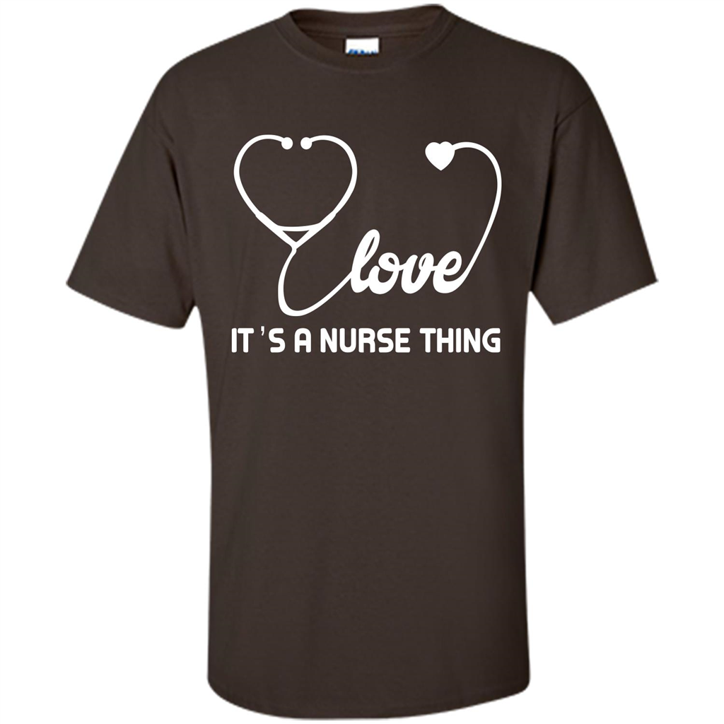 Nurse T-shirt It_Ñés A Nurse Thing Dark Chocolate