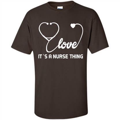 Nurse T-shirt It_Ñés A Nurse Thing Dark Chocolate