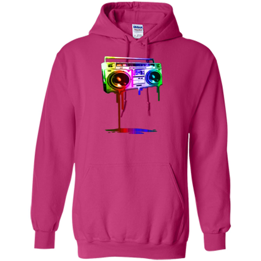 Melting Boombox Digital Rainbow Look Heliconia