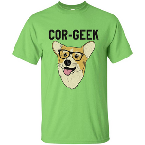 Cor-Geek Funny Corgi Nerd T-shirt