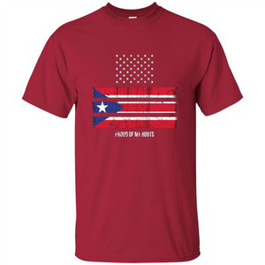 Puerto Rico USA Flag Pride T-Shirt