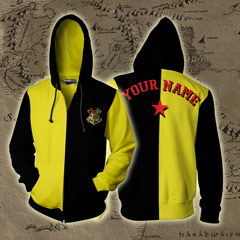 Triwizard Tournament Harry Potter Diggory (Customized Name) Zip Up Hoodie 4XL
