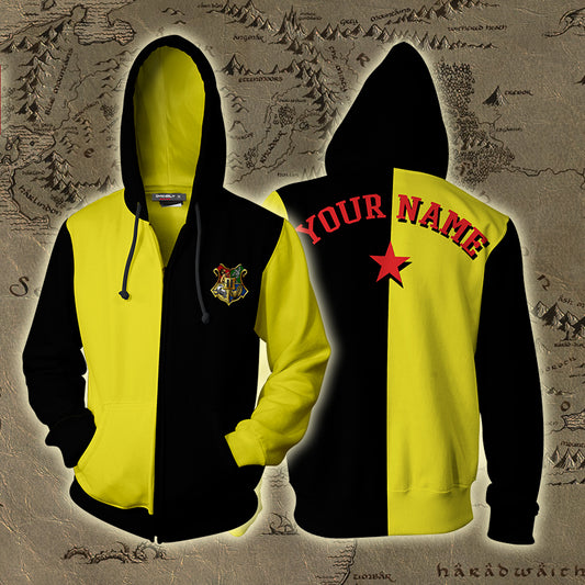 Triwizard Tournament Harry Potter Diggory (Customized Name) Zip Up Hoodie 4XL