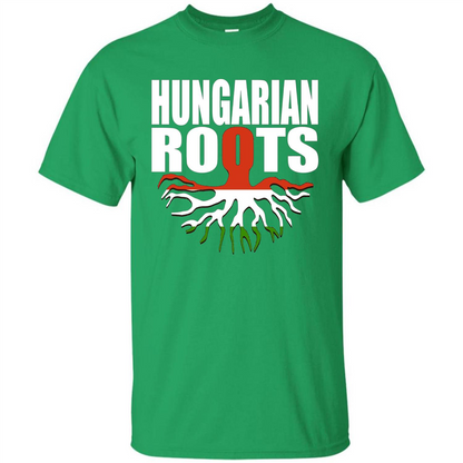 Hungarian Roots T-shirt Irish Green