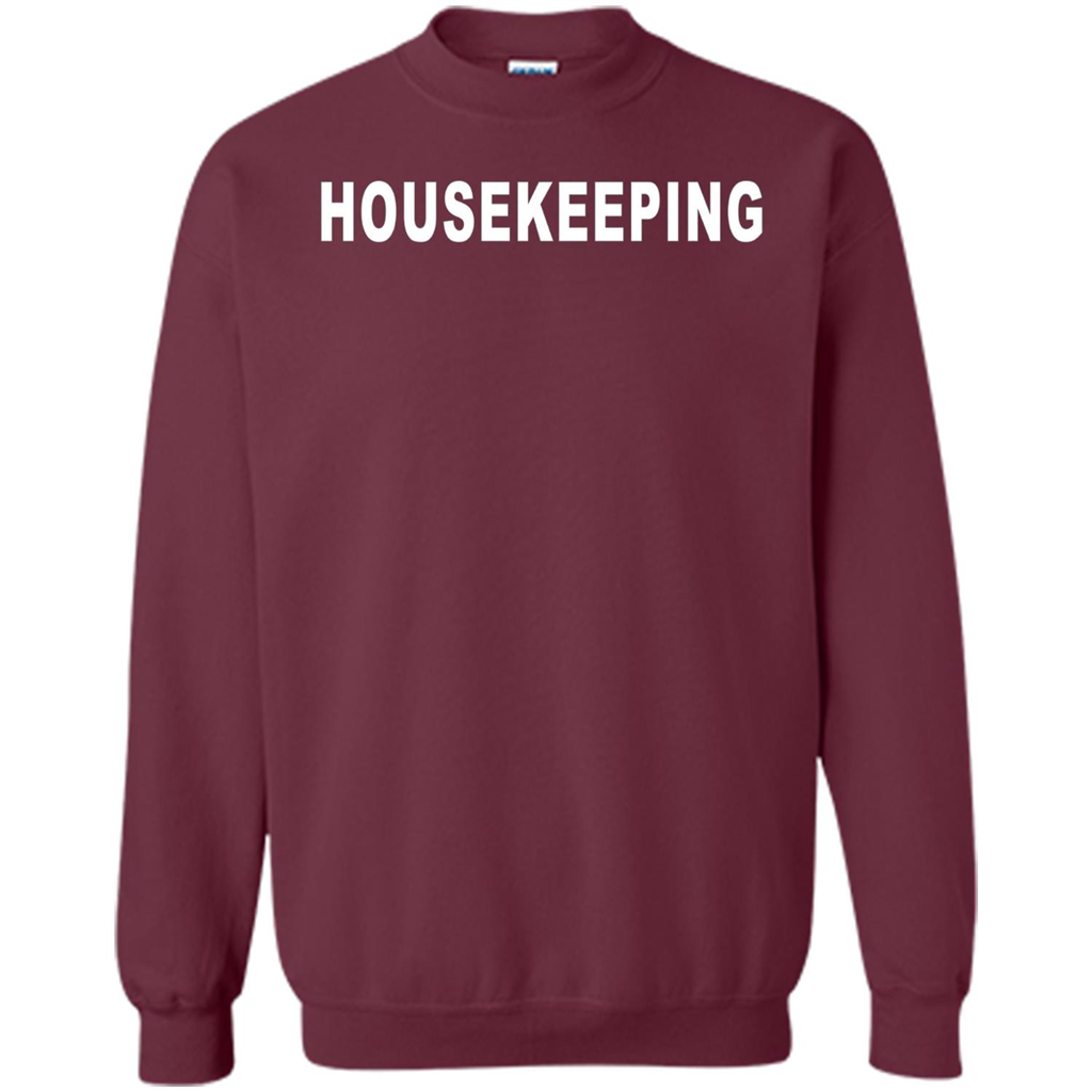 Housekeeping T-shirt Maroon