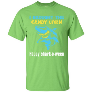 Shark T-shirt I Brought The Candy Corn Happy Shark-o-ween T-shirt